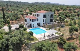 Stone villa with a pool and a beautiful view of the sea and mountains in Peloponnese, Greece for 975,000 €