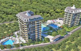 New penthouse in a guarded residence with swimming pools, a garden and a fitness center, close to the beach, Alanya, Turkey for $239,000