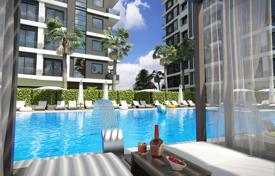 New apartments in a residence with three swimming pools and a tennis court, 150 meters from the sea, Alanya, Turkey for $247,000