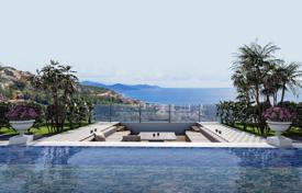 Best villa in the Alanya project with an amazing castle, sea and even beach view for $1,353,000