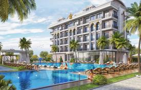 Luxury apartments in a new residence with a swimming pool, a tennis court and a mini golf, Oba, Turkey for $167,000