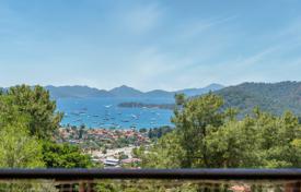 Sea-view villa in Göcek (30 km from Fethiye and 20 km from Airport) with sauna, Turkish bath jacuzzi, in a gated complex next to forest for $1,333,000