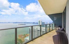 Fully furnished, new apartment with ocean view in a residence with swimming pool and fitness center, Edgewater, Miami for $598,000