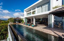 Modern villa with a swimming pool and a view of the sea, Surin, Phuket, Thailand for $7,430,000