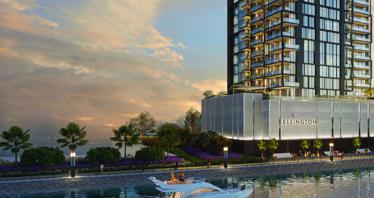 New residence Crestmark on the bank of the canal, near the places of interest, Business Bay, Dubai, UAE