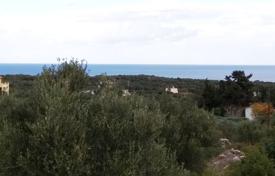 Land plot with sea and mountain views in Plaka, Chania, Crete, Greece for 250,000 €