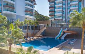 Flat with two balconies, shared pool and sea view, Kargicak, Turkey for $156,000