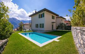Modern two-storey villa with a swimming pool and a beautiful garden on the sunny hillside of Tremezzo, Italy for 2,900 € per week
