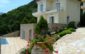 Spacious modern villa with a swimming pool and picturesque views at 500 m from the pebble beach, Epidavros, Greece for 3,800 € per week