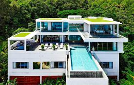 Luxury villa with a swimming pool, a waterfall and an elevator, Phuket, Thailand for 3,862,000 €