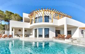 Designer villa with panoramic views of the sea and Es Vedra island, on a plot with a pool, gardens and a parking, San Jose, Ibiza, Spain for 19,000 € per week