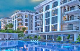 Spacious apartments with balconies in a new residence with swimming pools and sports grounds, Oba, Turkey for $239,000