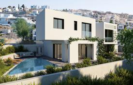 New complex of villas with swimming pools and a view of the sea at 660 meters from the beach, Chloraka, Cyprus for From 645,000 €