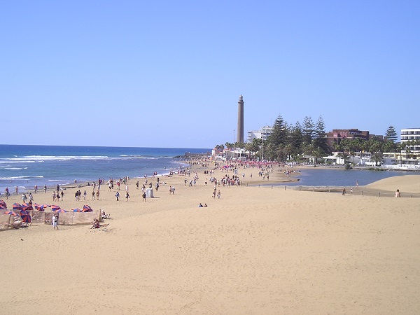 Wide beaches of Maspalomas