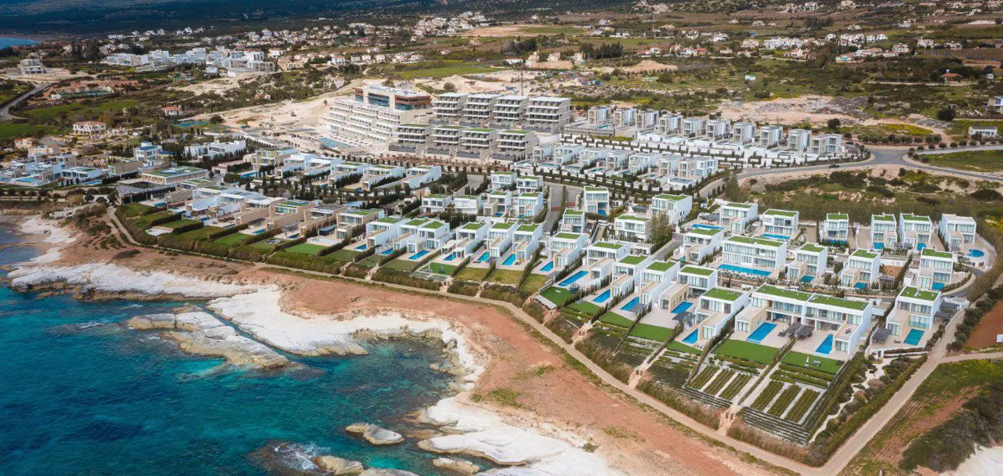 Luxury complex of villas with rich infrastructure on the first sea line, Paphos