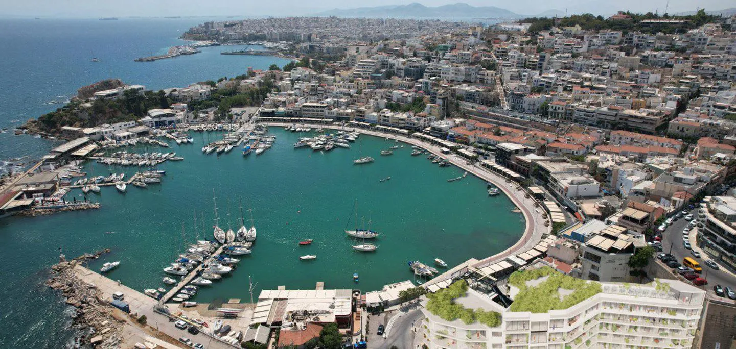 Premium apartments on the first line of the most picturesque harbor of Piraeus