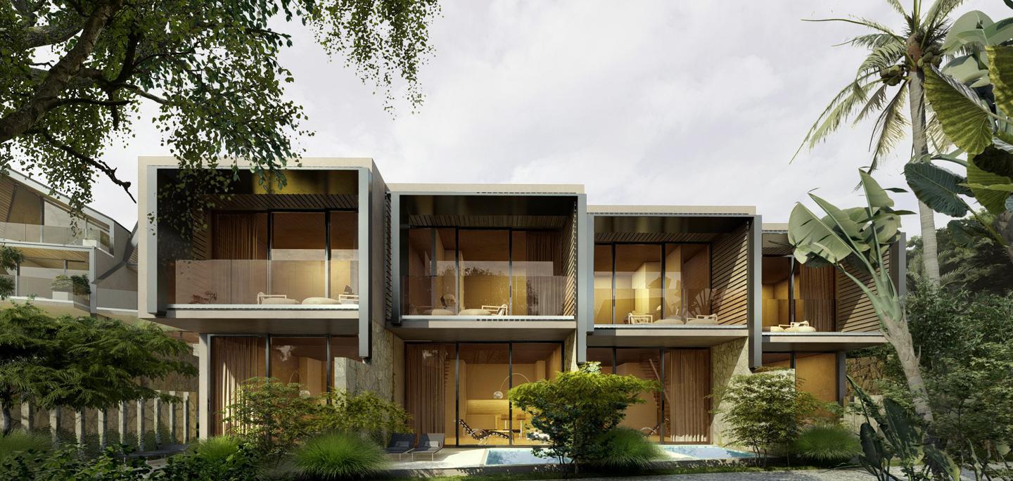 New residential complex of turnkey villas within walking distance from Balangan beach, Bali
