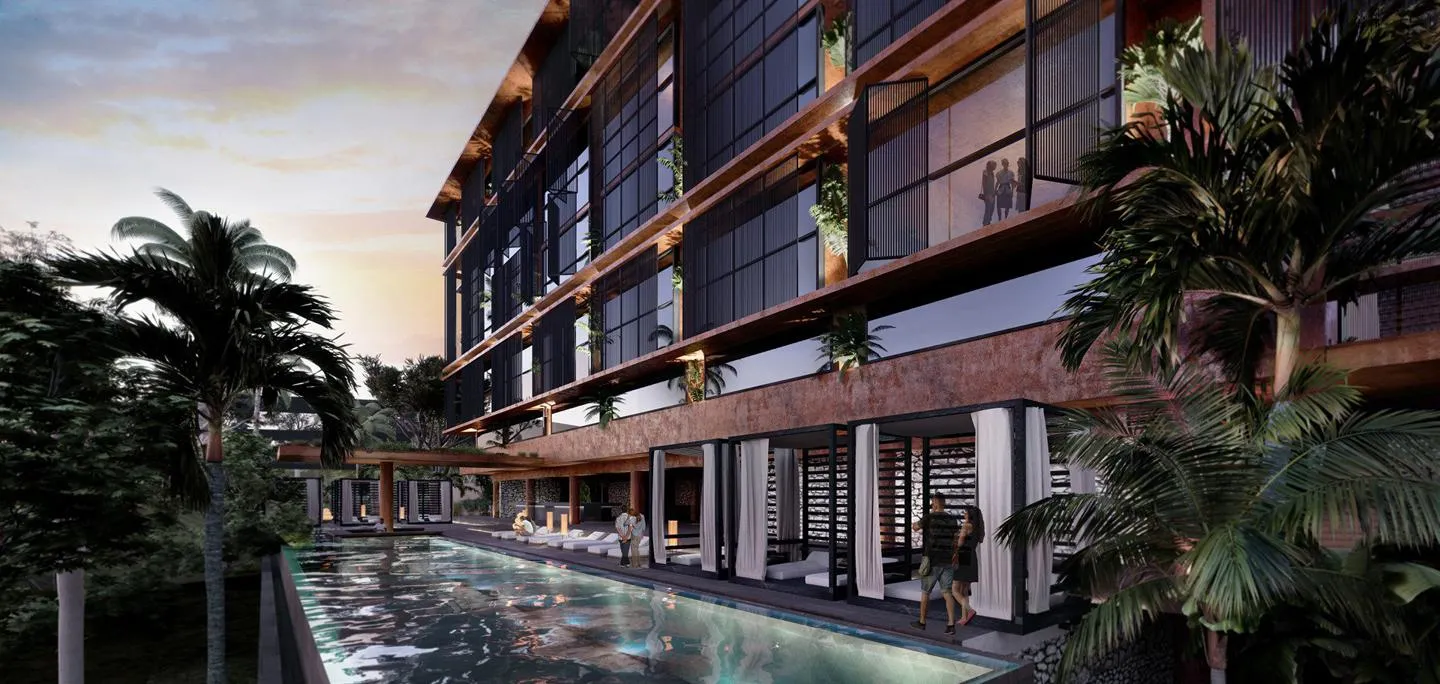 Turnkey apartments with ocean views in a residential complex surrounded by greenery, Uluwatu, South Kuta, Bali