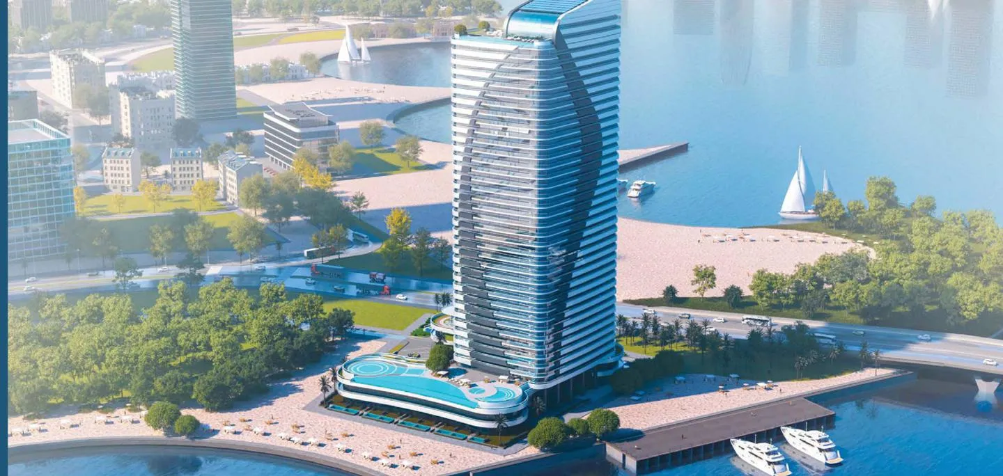 Residential complex by the sea in picturesque Lusail