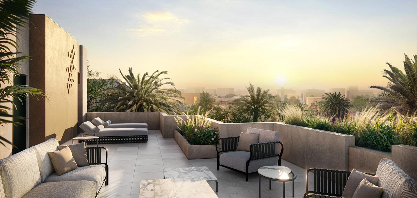 A unique residential community offering luxury villas with roof terraces and panoramic views. Riyadh