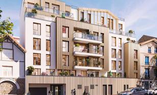 New residential complex with parking near the Parc Barbusse in Issy-les-Moulineaux, a suburb of Paris, France for From 323,000 €