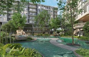 New residence with swimming pools, lagoons and gardens on Ban Amphur Beach, Pattaya, Thailand for From $205,000
