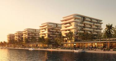 New project with a lagoon and a promenade close to Abu Dhabi International Airport, UAE