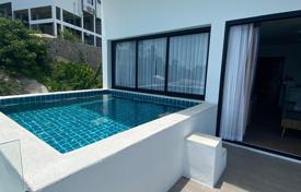 Furnished one-bedroom apartment with a private swimming pool and a panoramic sea view, 900 meters from the beach, Lamai, Samui, Thailand for $136,000