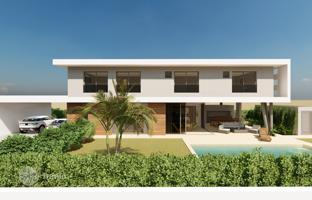 Modern villa with a swimming pool at 600 meters from the beach, Oroklini, Cyprus for 1,250,000 €