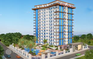 New premium beachfront residential complex with swimming pools and a garden, Alanya, Turkey for From 7,996,000 TRY