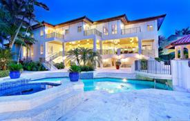 Magnificent villa with a backyard, a pool and terraces, Coral Gables, USA for $5,995,000
