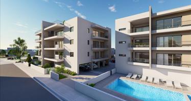 Modern residential complex in the center of Paphos, Cyprus