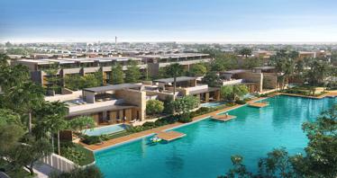 New luxury residence Plagette 32 with a beach and a beach club, Dubai, UAE