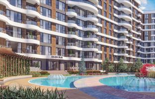 Residence with swimming pools, sports grounds and around-the-clock security close to the airport, Istanbul, Turkey for From 13,836,000 TRY