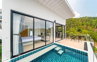 Studio with a panoramic sea view, 900 meters from the beach, Lamai, Samui, Thailand for $104,000