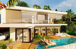 New villa with a beautiful panoramic sea view in the nature reserve of the Bodrum peninsula, Turkiye for 55,321,000 TRY