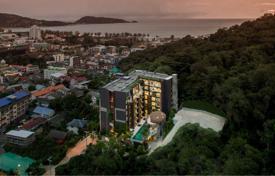 Bright studio with a balcony and sea views in a comfortable residence with a pool, near the beach, Patong, Thailand for $115,000