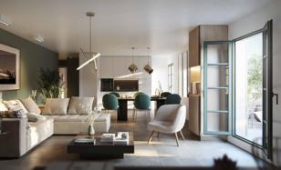 One-bedroom new apartment near the beach in the center of Nice, Cote d'Azur, France for 399,000 €