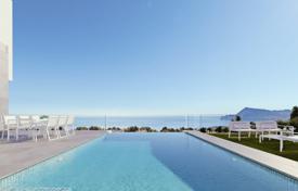 New three-level villa with a pool, a garage, sea and mountain views in Altea, Alicante, Spain for 1,913,000 €