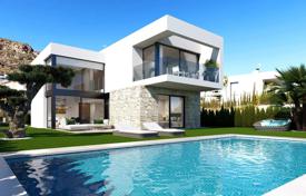 Two-storey new villa with a swimming pool in Finestrat, Alicante, Spain for 1,065,000 €