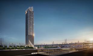 High-rise project with swimming pools and a spa, 400 meters from MRT Ratchathewi, in the central area of Bangkok, Thailand for From $314,000