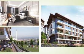 Apartments with underfloor heating in Istanbul (Camlica) in a brand-new residential complex with swimming pools, spa and fitness center for $630,000