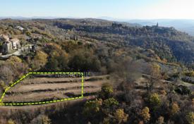 ISTRIA, GROŽNJAN — Unobstructed sea view! Building land with project for 220,000 €