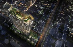 High-rise residence with a swimming pool close to the beach of Pattaya, Thailand for From $185,000