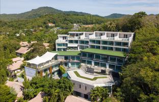 Guarded residence with swimming pools at 800 meters from the beach, Phuket, Thailand for From $471,000