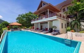 Luxury villa with a swimming pool and a view of the sea close to the beach, Phuket, Thailand for 2,519,000 €
