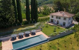 Villa with a terrace, hills views, a pool and a garden with an olive grove, Montespertoli, Tuscany, Italy for 10,000 € per week