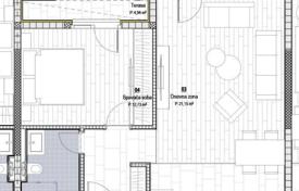 One-bedroom apartment of 55.2 m² with a garage space in the luxurious CORTEX complex – Podgorica for 157,000 €