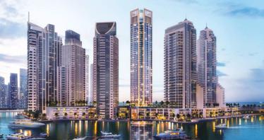 LIV Marina — new residence by LIV Developers with around-the-clock security 500 meters from the beach in Dubai Marina