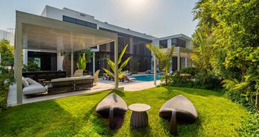 Furnished villa R9 Mansion with a swimming pool and a garden, Al Barari, Dubai, UAE